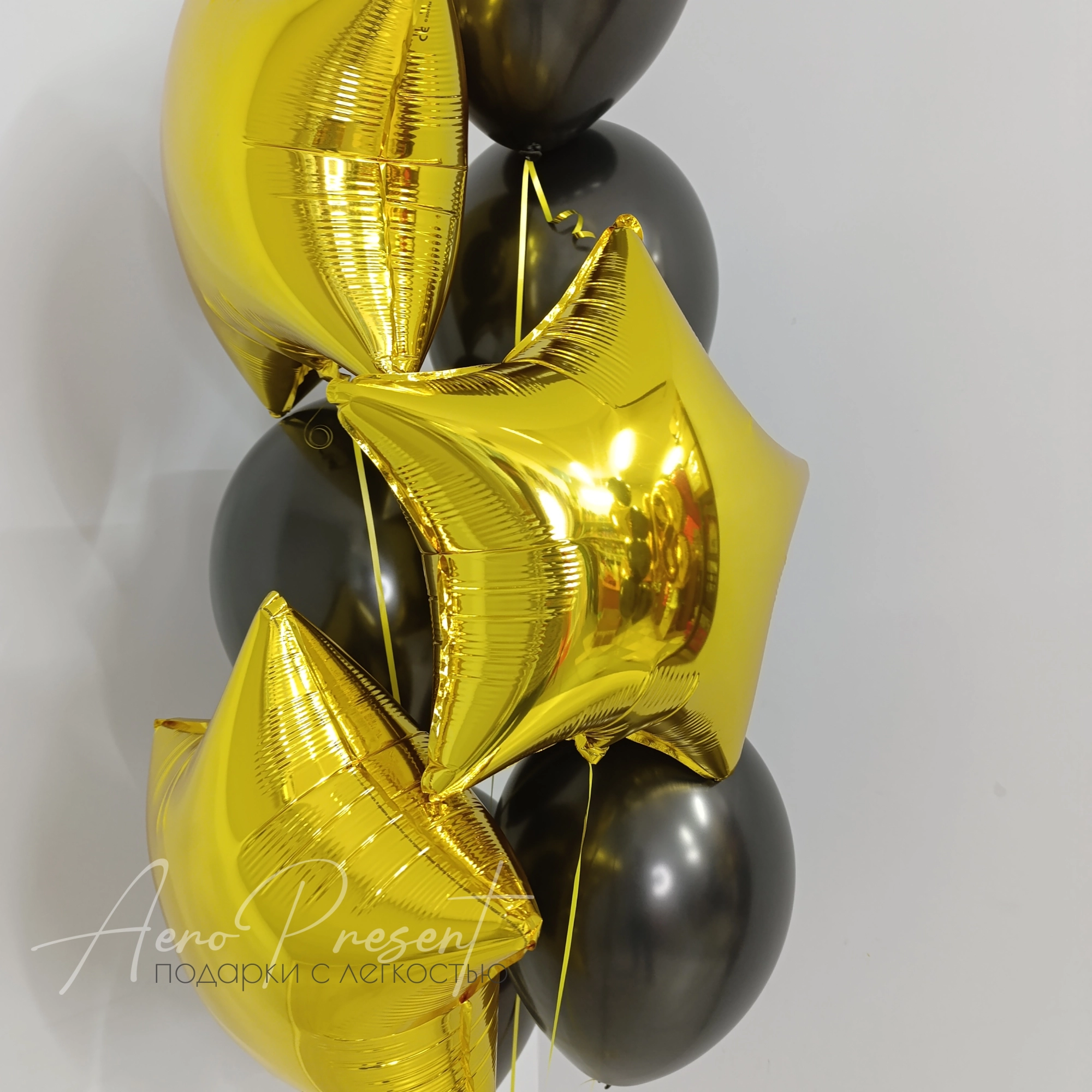 Фонтан шаров "Звезды в сумерках"